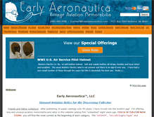 Tablet Screenshot of earlyaeronautica.com